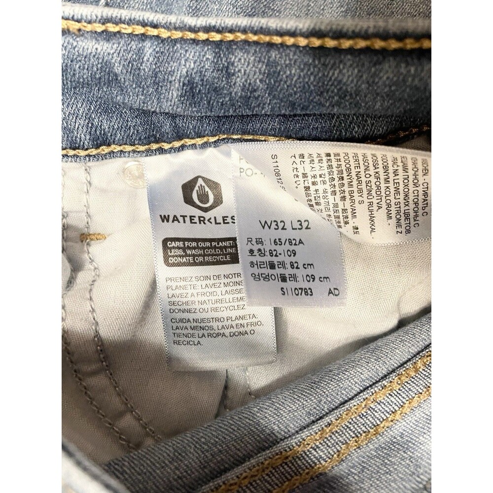 Women's Levi's 726 Flare Jeans Size 32 x 32 Blue Denim Stretch Wide Leg Casual - Picture 4 of 7